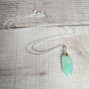Natural Gemstone Chrysoprase Necklace